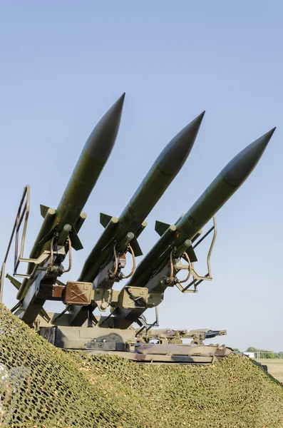 Anti aircraft rocket system — Stock Photo, Image