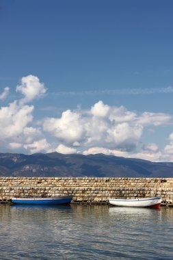Macedonia 'daki Ohrid Gölü