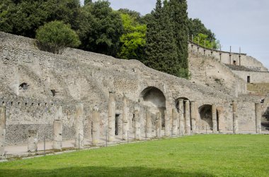 İtalya'da Pompei ruins