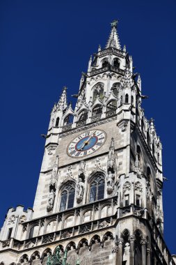New town hall (neues rathaus), Münih, Almanya
