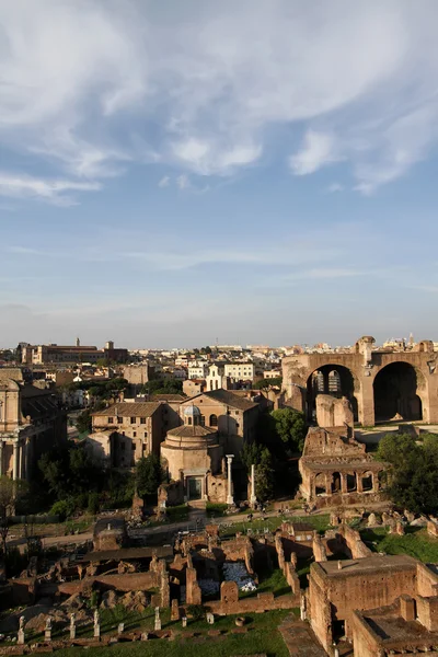 Romeins forum in Rome, Italië — Stockfoto