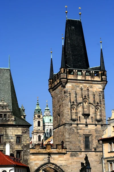 Brückenbauwerk in Prag — Stockfoto