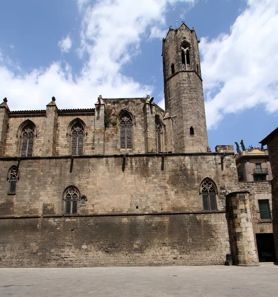 Santa Maria del Mar in Barcelona — Stock Photo, Image