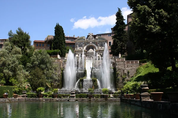 A Villa d'este, Tivoli, Olaszország — Stock Fotó