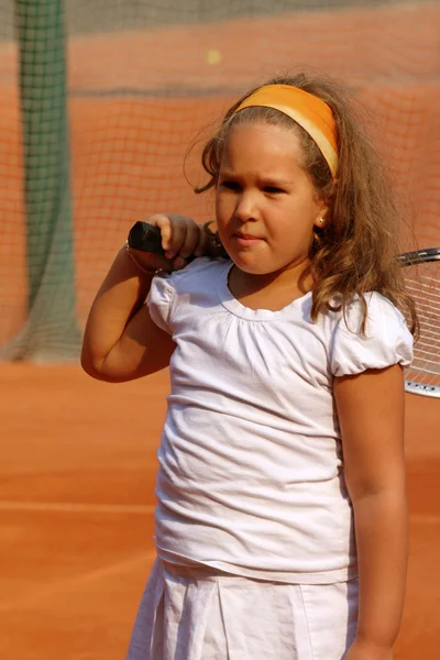 Tennis meisje — Stockfoto