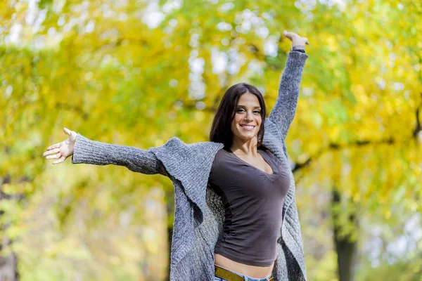 Autumn girl — Stock Photo, Image