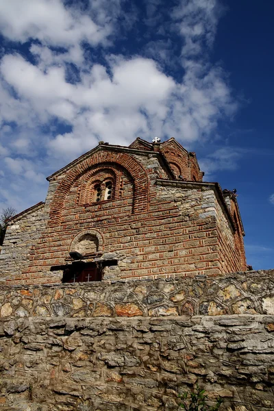 Kościół św Jana na cerkiew w ohrid, macedonia — Zdjęcie stockowe