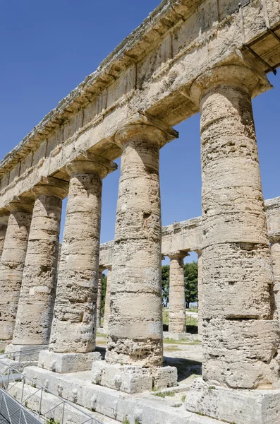 Dorik tapınak segesta, Sicilya, İtalya