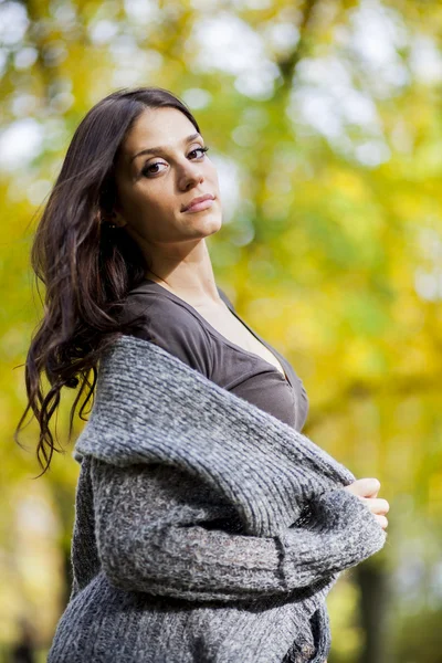 Autumn girl — Stock Photo, Image