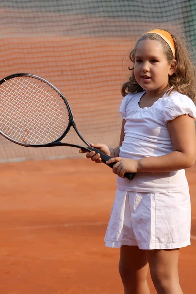 Tennis meisje — Stockfoto