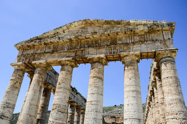 Templo dórico de Segesta na Sicília, Itália — Fotografia de Stock