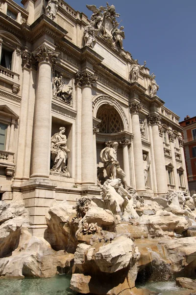 Fontana di Trevi, Rome, Italië — Stockfoto