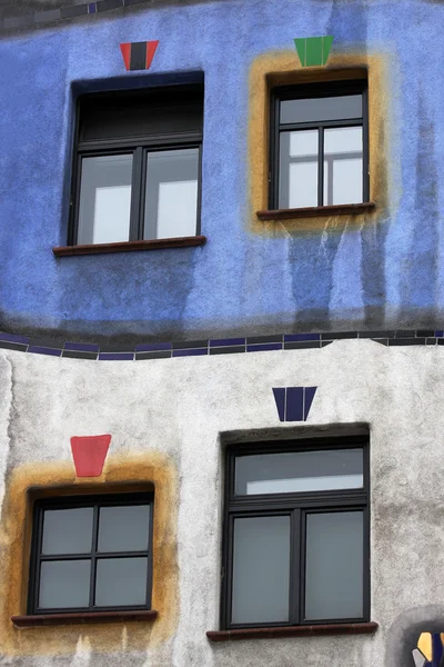 Hundertwasser hus, Wien, Österrike — Stockfoto