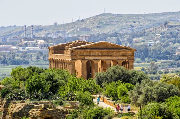 Templo de Concordia em Agrigento, Italia — Fotografia de Stock