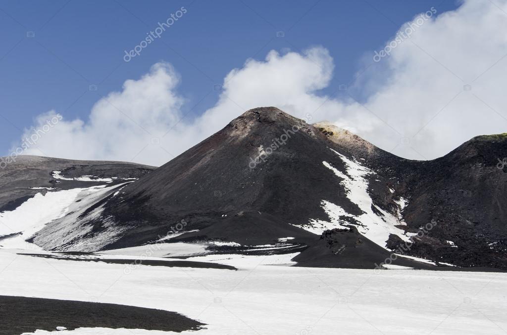 Etna volcano in Italy