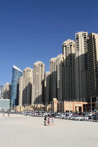 Pláž Jumeirah v Dubaji — Stock fotografie