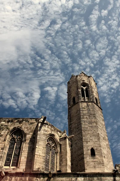 Santa Maria del mar in barcelona — Stock fotografie