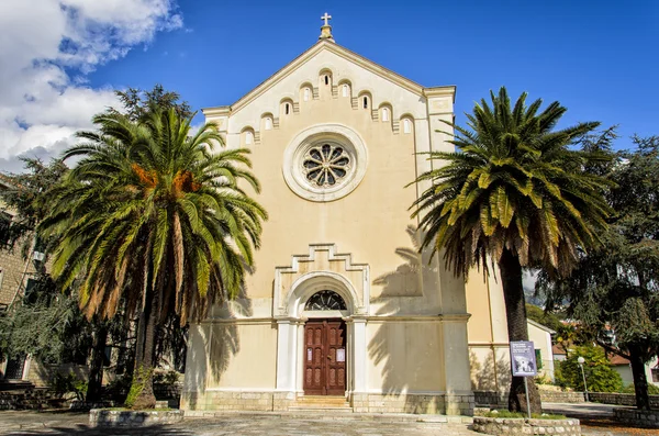 Církev Svatý Jeroným v herceg novi, Černá Hora — Stock fotografie