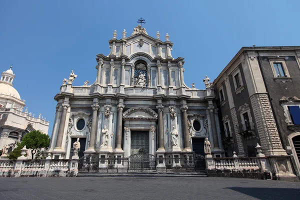 Catedral de Santa Agatha em Catania — Fotografia de Stock