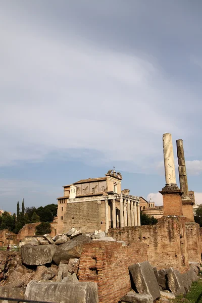 Foro romano en roma, italia — Foto de Stock