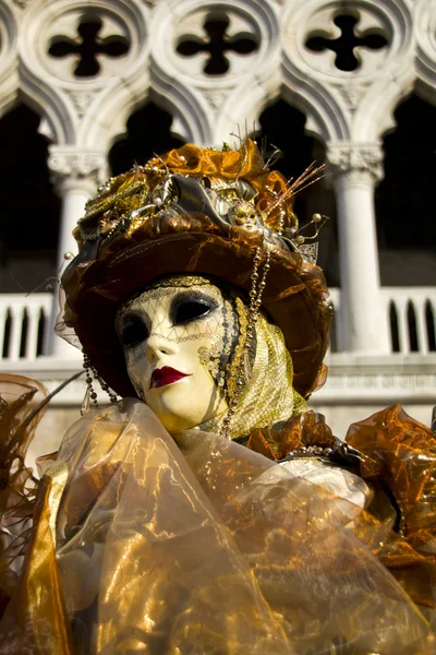 Traditional venetian carnival mask — Stock Photo, Image