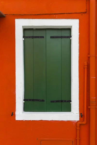 Fenster von burano — Stockfoto