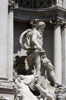 trevi Fountain Roma, İtalya 'da