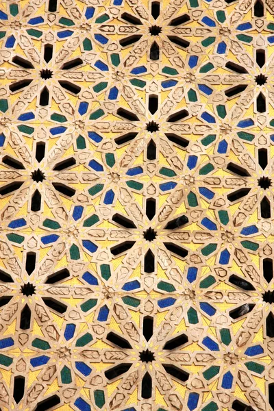 Detail from mosque Hassan II in Casablanca — Stock Photo, Image