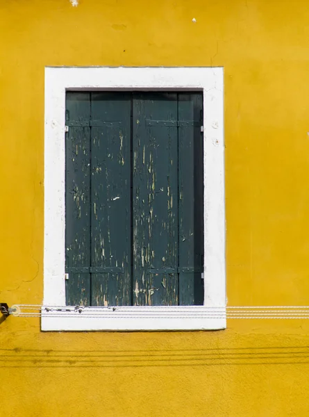 Janela de Burano — Fotografia de Stock