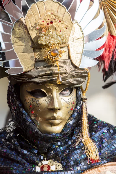 Hagyományos, velencei karnevál-maszk — Stock Fotó