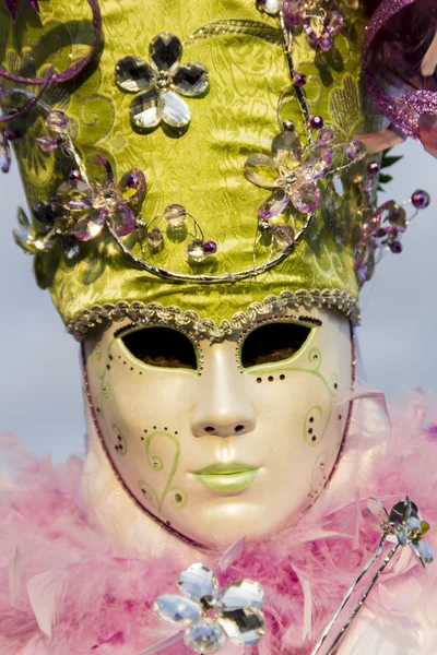 Máscara de carnaval veneziana — Fotografia de Stock