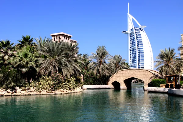 迪拜的Madinat Jumeirah — 图库照片