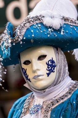 geleneksel Venedik karnaval maskesi