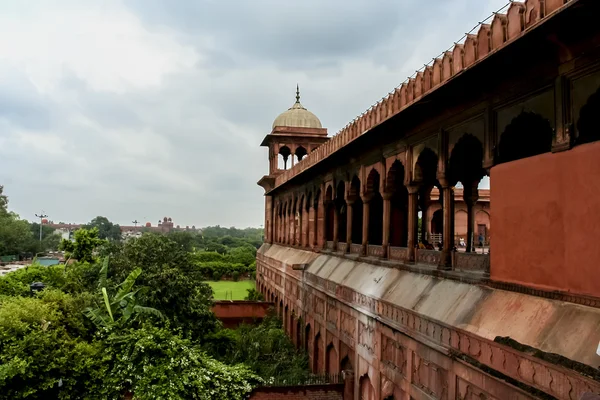 Yeni Delhi kırmızı kale, hindistan — Stok fotoğraf