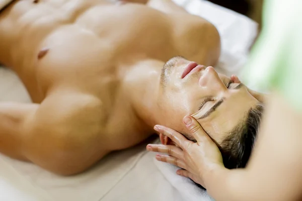 Facial massage — Stock Photo, Image