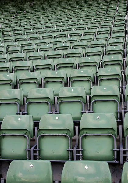 Dettaglio dei sedili dello stadio — Foto Stock