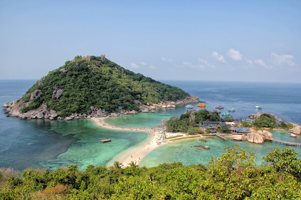 Nangyuan Island beach in Thailand