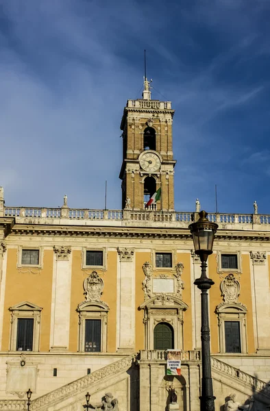 Praça Campidoglio em Roma, Itália — Fotografia de Stock