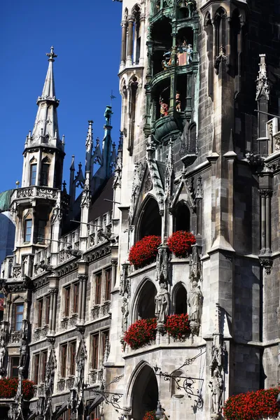 New Town Hall (Neues Rathaus) in Munich, Germany — Stock Photo, Image