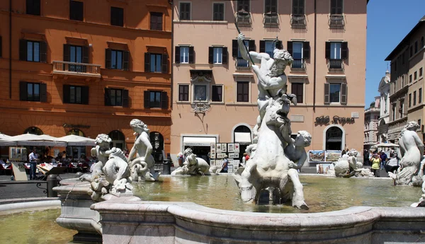 Piazza Navona in Rome, Italy — Stock Photo, Image