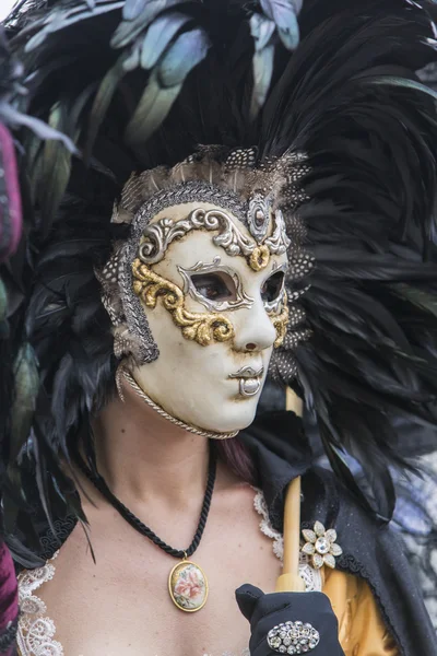 Traditionele Venetiaanse carnaval masker — Stockfoto