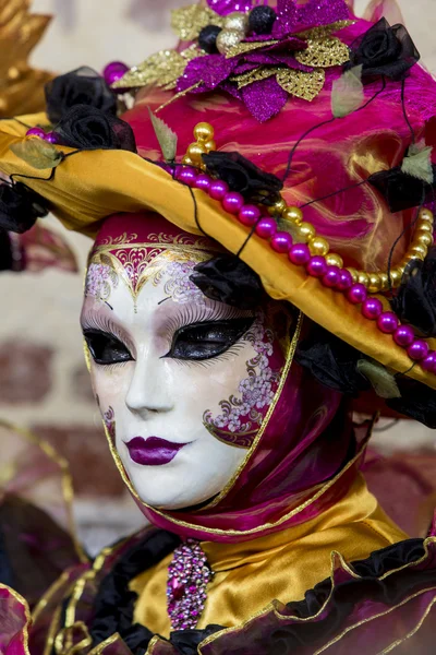 Tradycyjnych wenecki karnawał maska — Zdjęcie stockowe