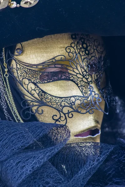 Traditionele Venetiaanse carnaval masker — Stockfoto