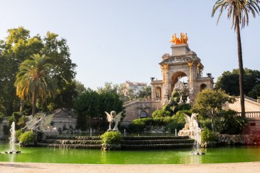 Çeşme parc de la ciutadella Barcelona, İspanya