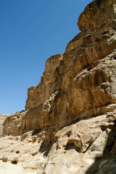 Farvet kløft ved Sinai, Egypten - Stock-foto