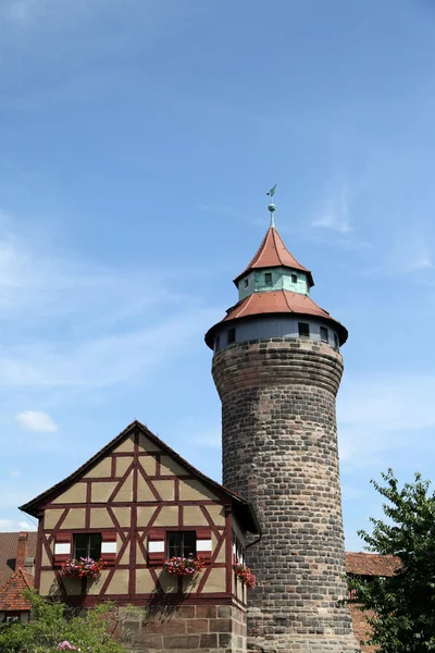 Castelo de Nuremberga na Alemanha — Fotografia de Stock