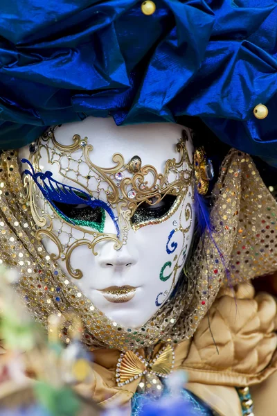 Traditionele Venetiaanse carnaval masker — Stockfoto