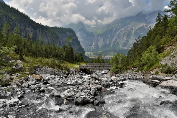 Hegyi folyó — Stock Fotó