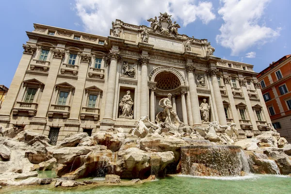 Trevi fonte em roma, itália — Fotografia de Stock