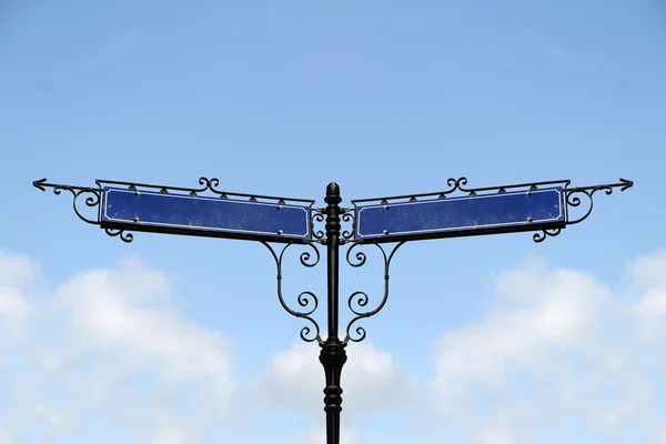 Empty street signs — Stock Photo, Image